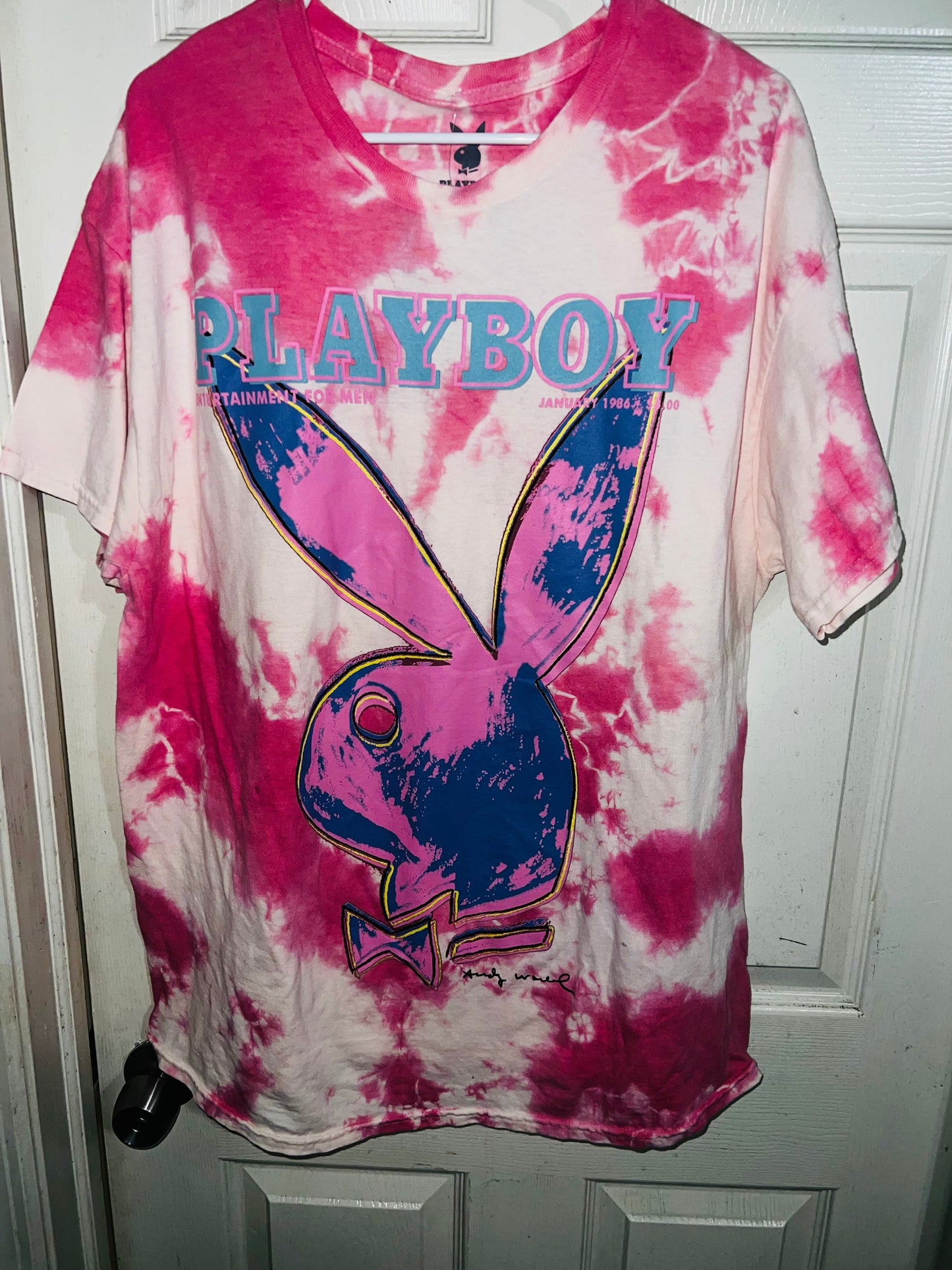 Playboy Andy Warhol Tie Dye Oversized Tee