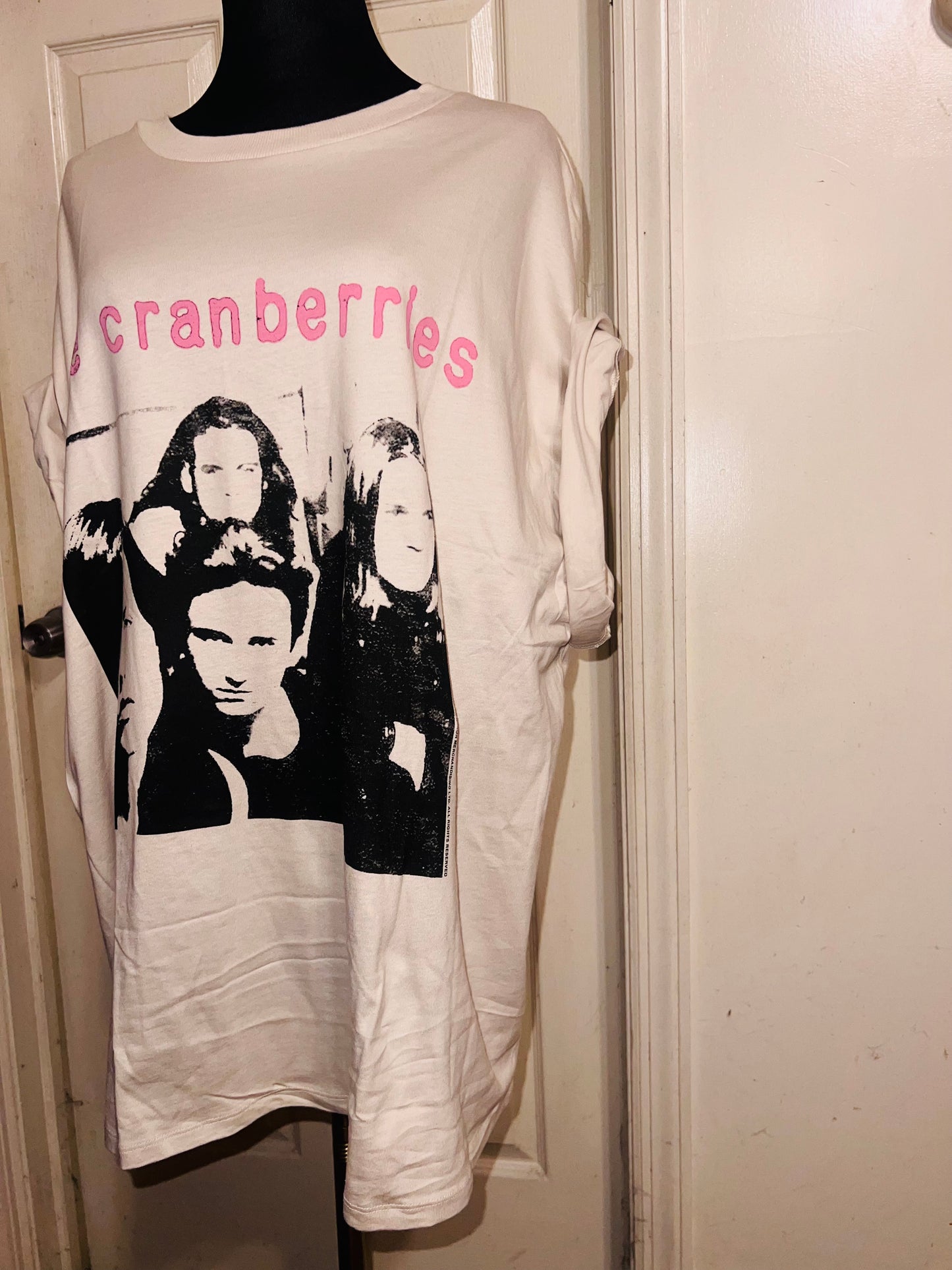 The Cranberries Oversized Distressed Tee