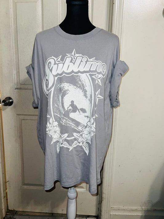 Sublime Oversized Distressed Tee