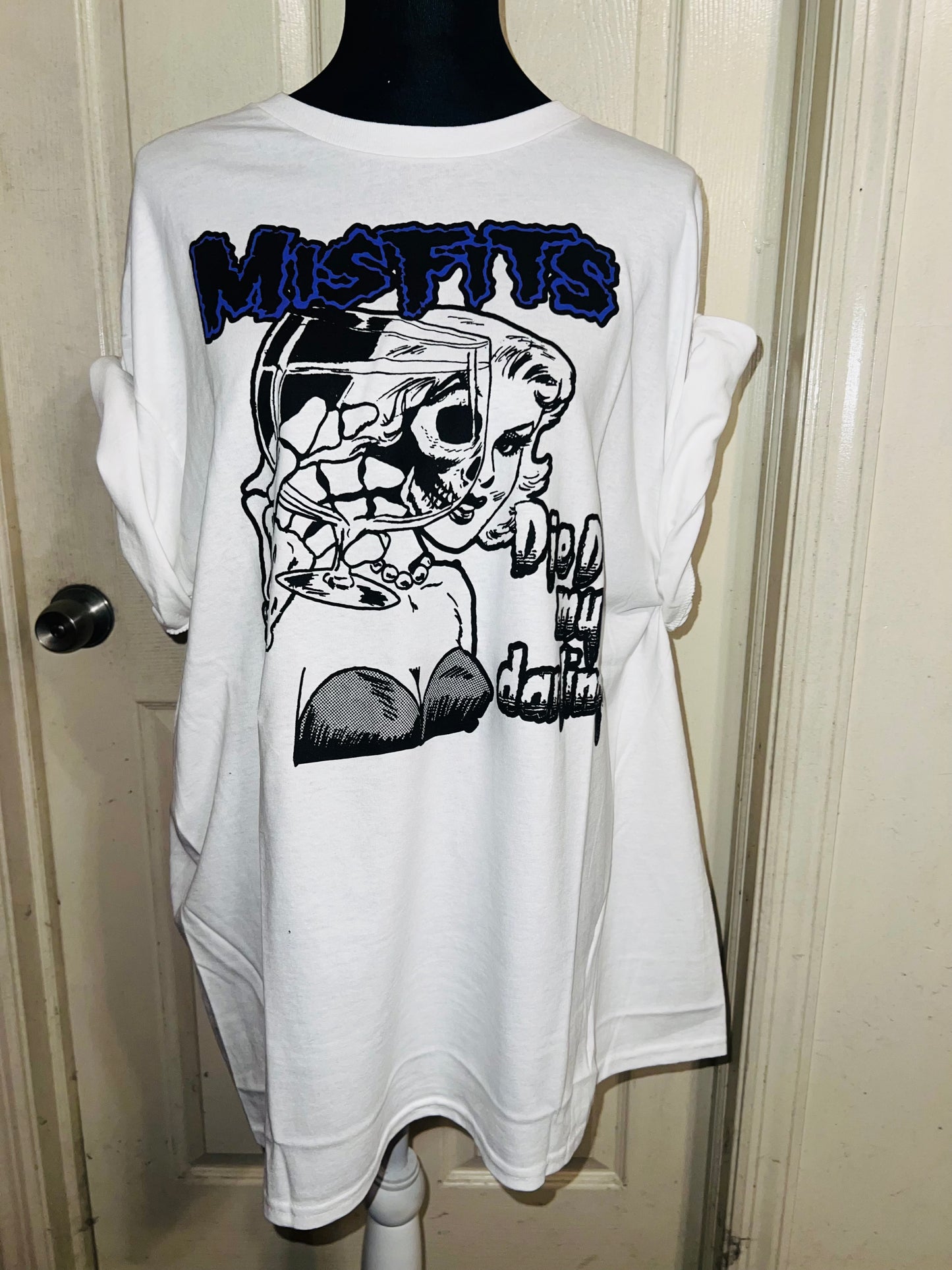 Misfits Oversized Distressed Tee