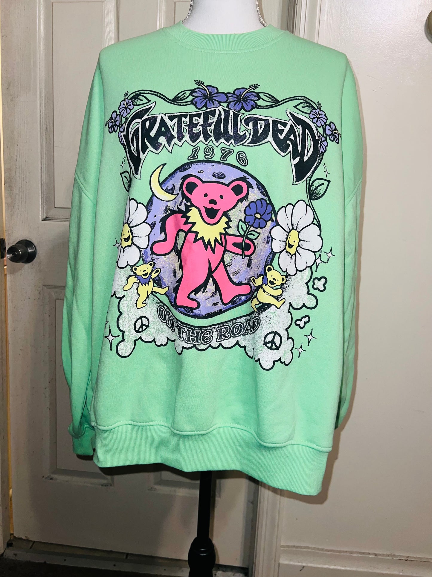 Grateful Dead Oversized Distressed Sweatshirt