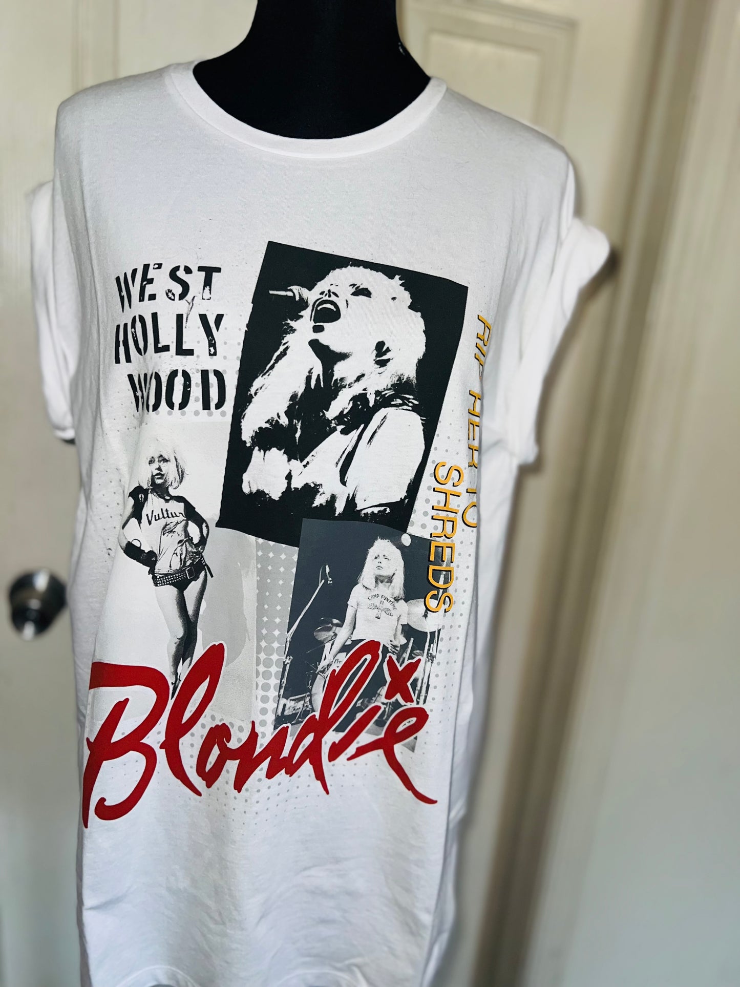 Blondie Oversized Distressed Tee
