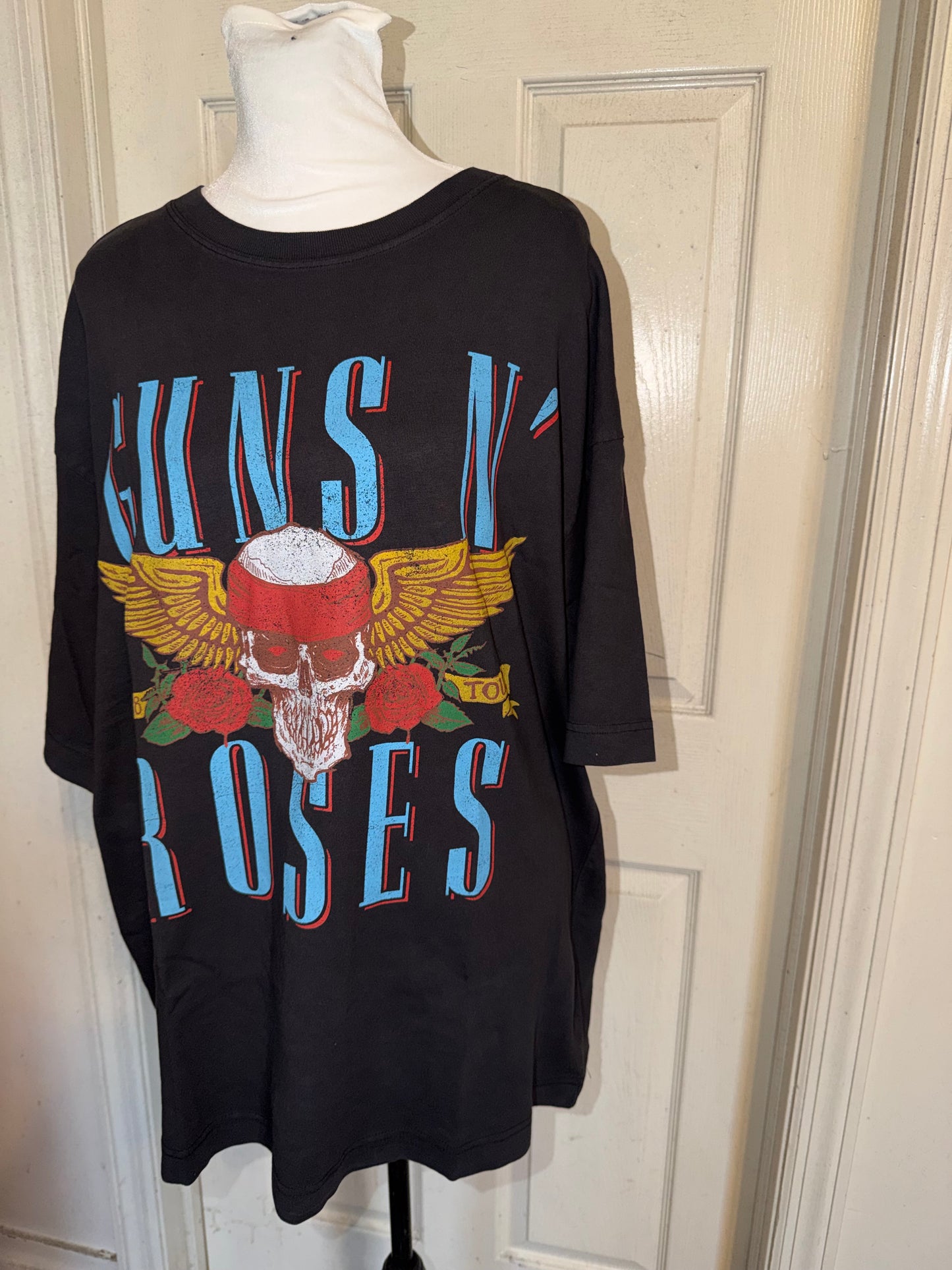 Guns N’ Roses Double Sided Oversized Distressed Tee