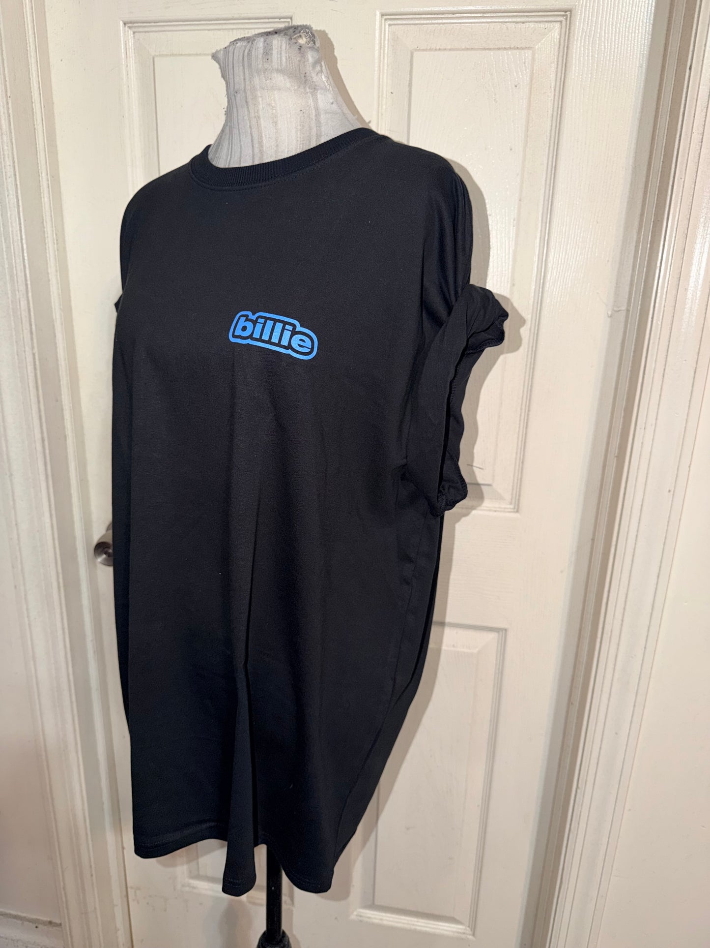 Billie Eilish Double Sided Oversized Distressed Tee