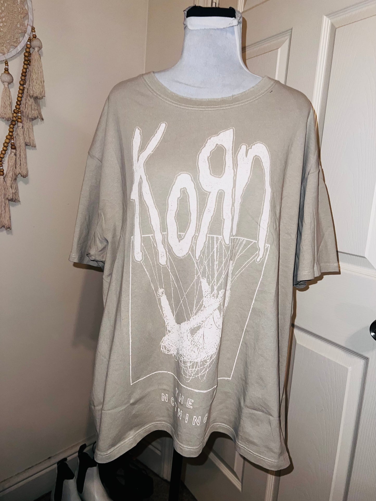 Korn Oversized Distressed Tee