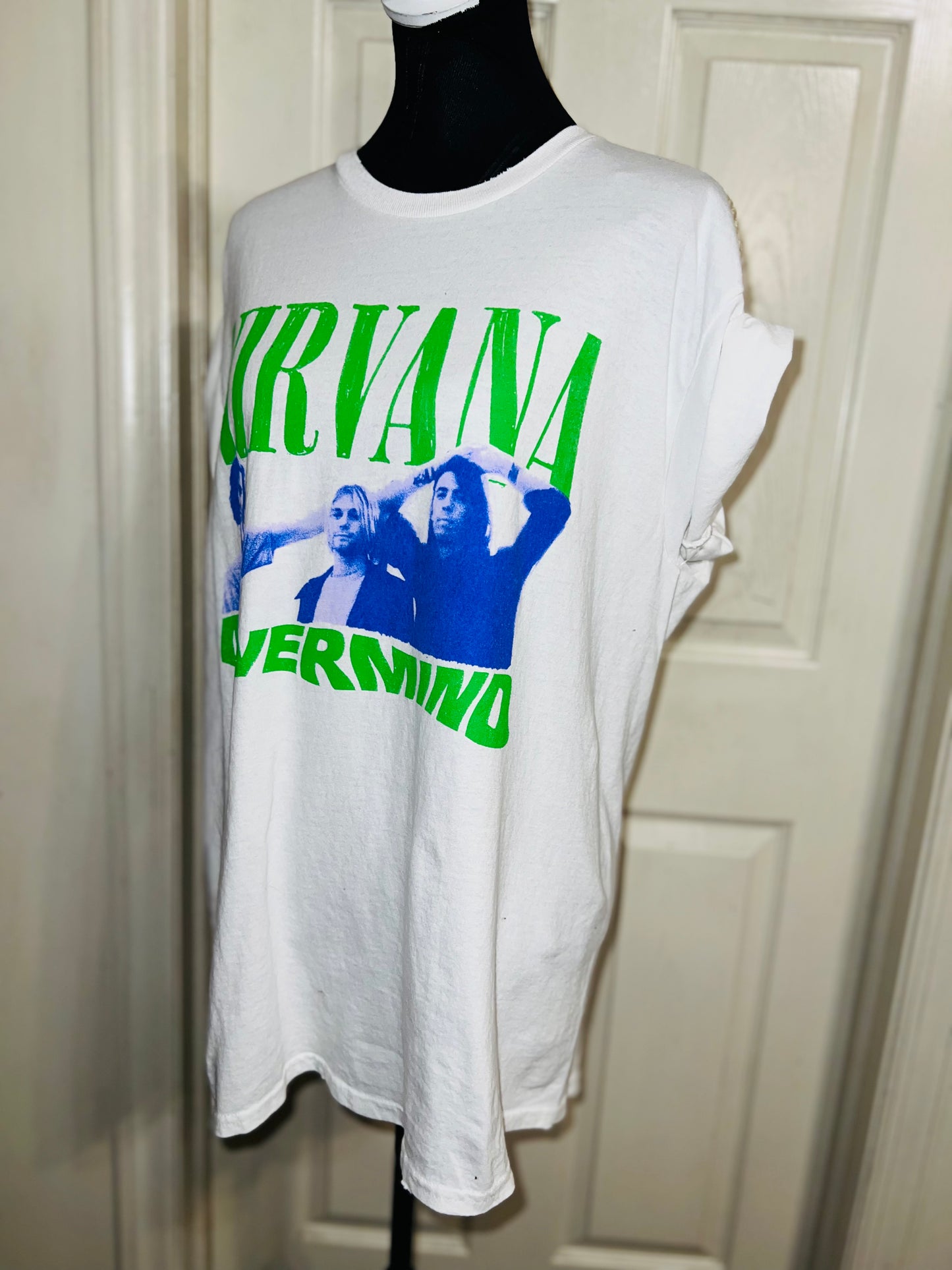 Nirvana “Nevermind” Oversized Distressed Tee