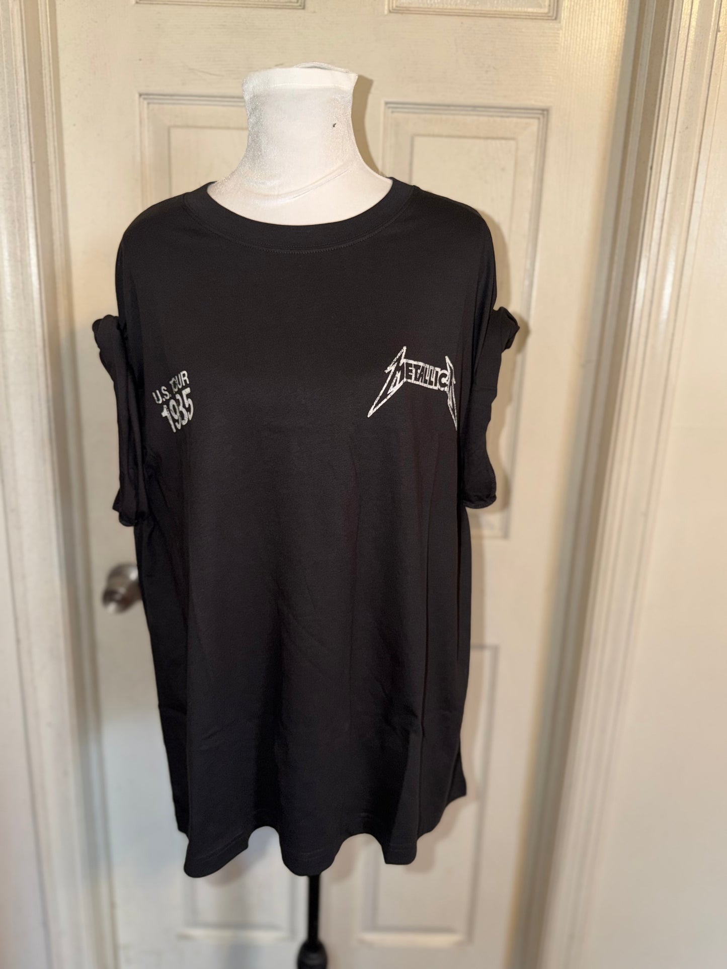Metallica Double Sided Oversized Distressed Tee