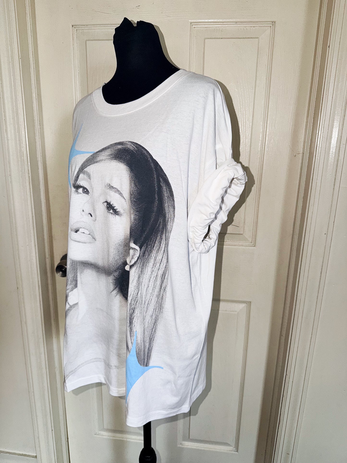 Ariana Grande Oversized Distressed Tee