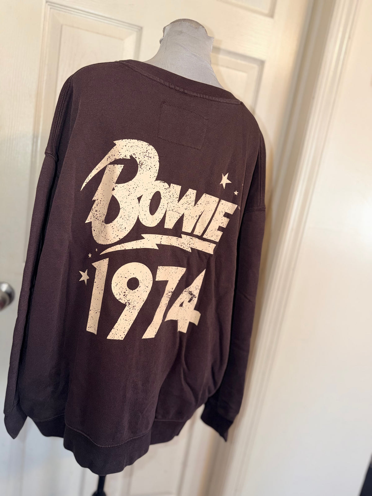 David Bowie Double Sided Oversized Sweatshirt