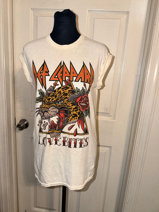 Def Leppard Oversized Tee