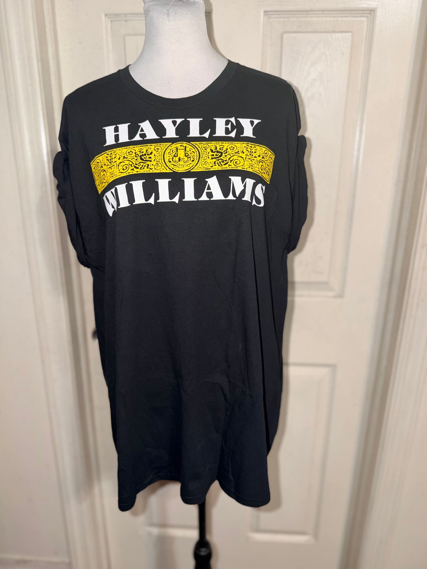 Hayley Williams Double Sided Oversized Distressed Tee