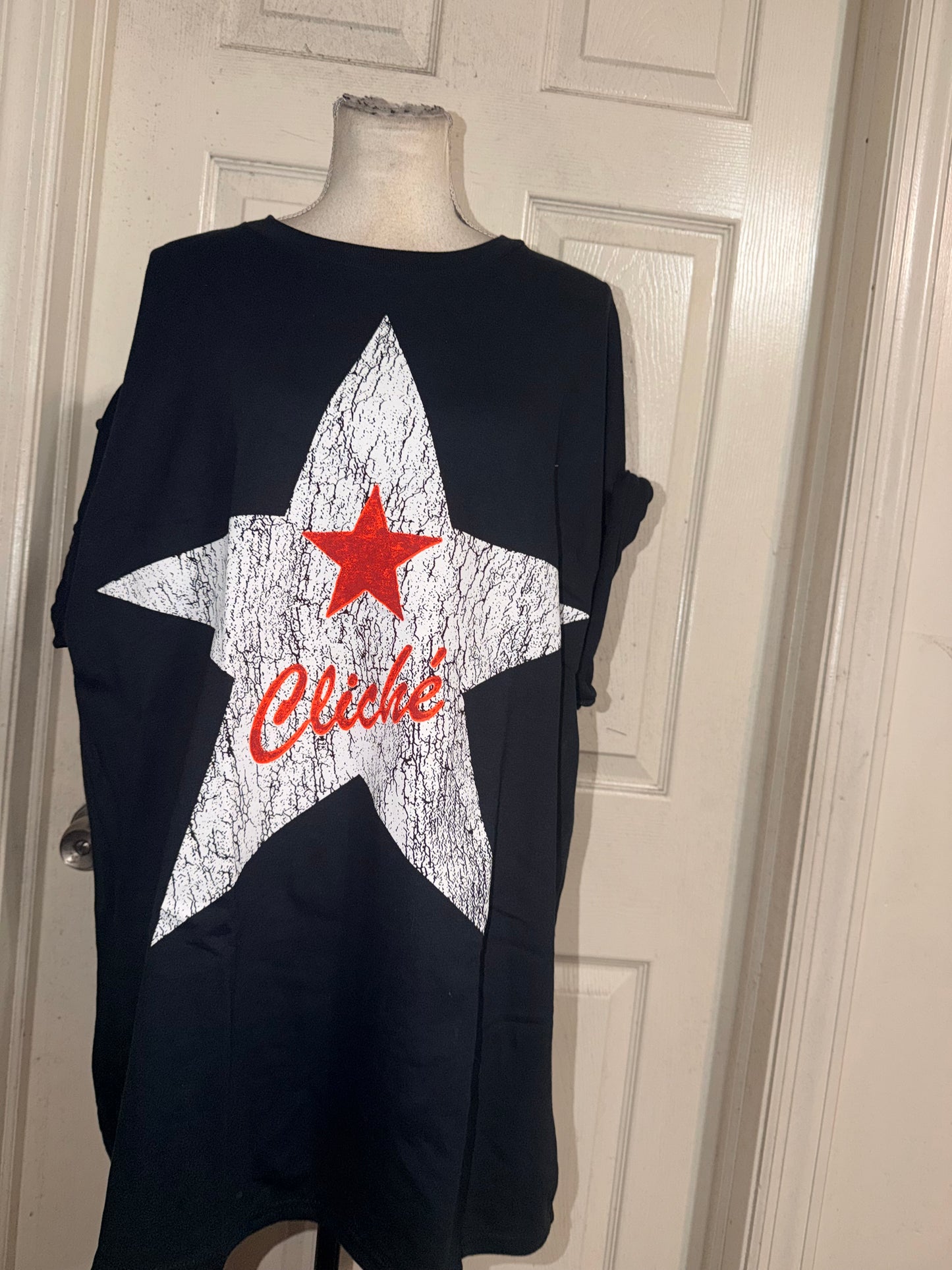 Machine Gun Kelly Double Sided Oversized Distressed Tee