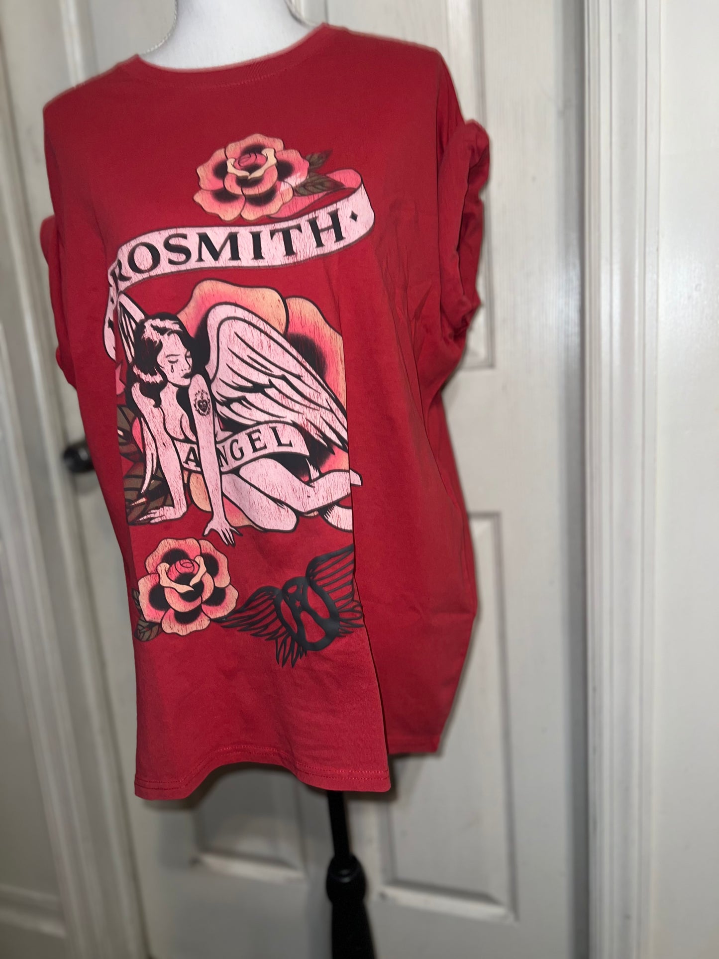 Aerosmith Oversized Distressed Tee