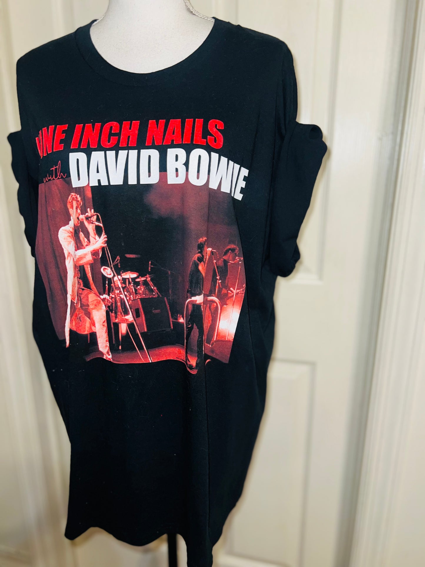 Nine Inch Nails and David Bowie Oversized Tee