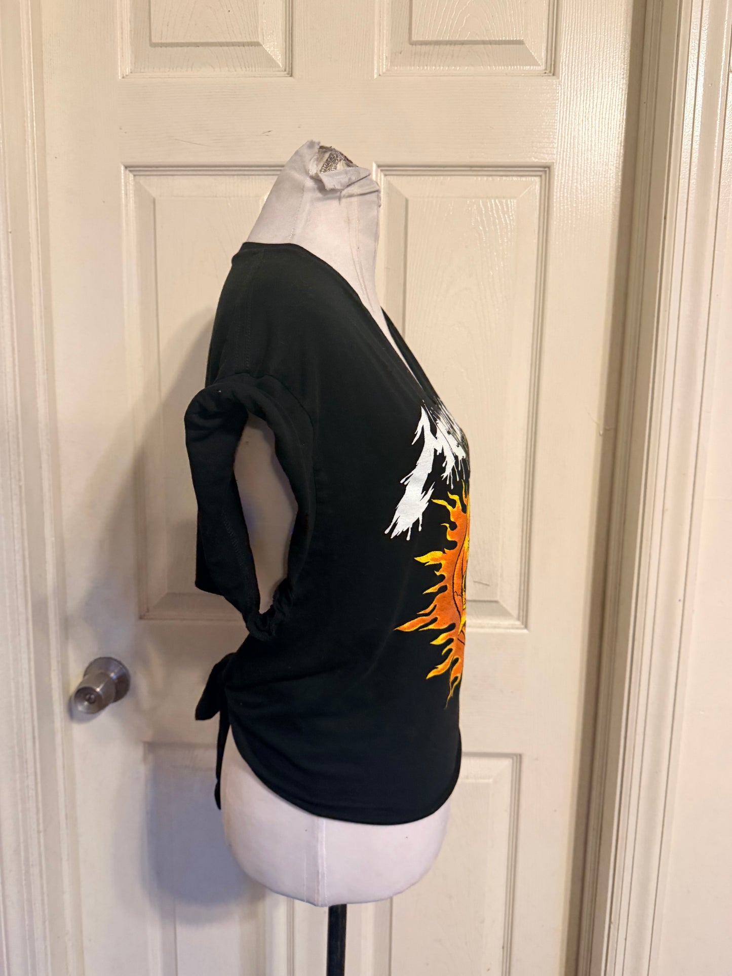 Metallica Open Tie Back Tee