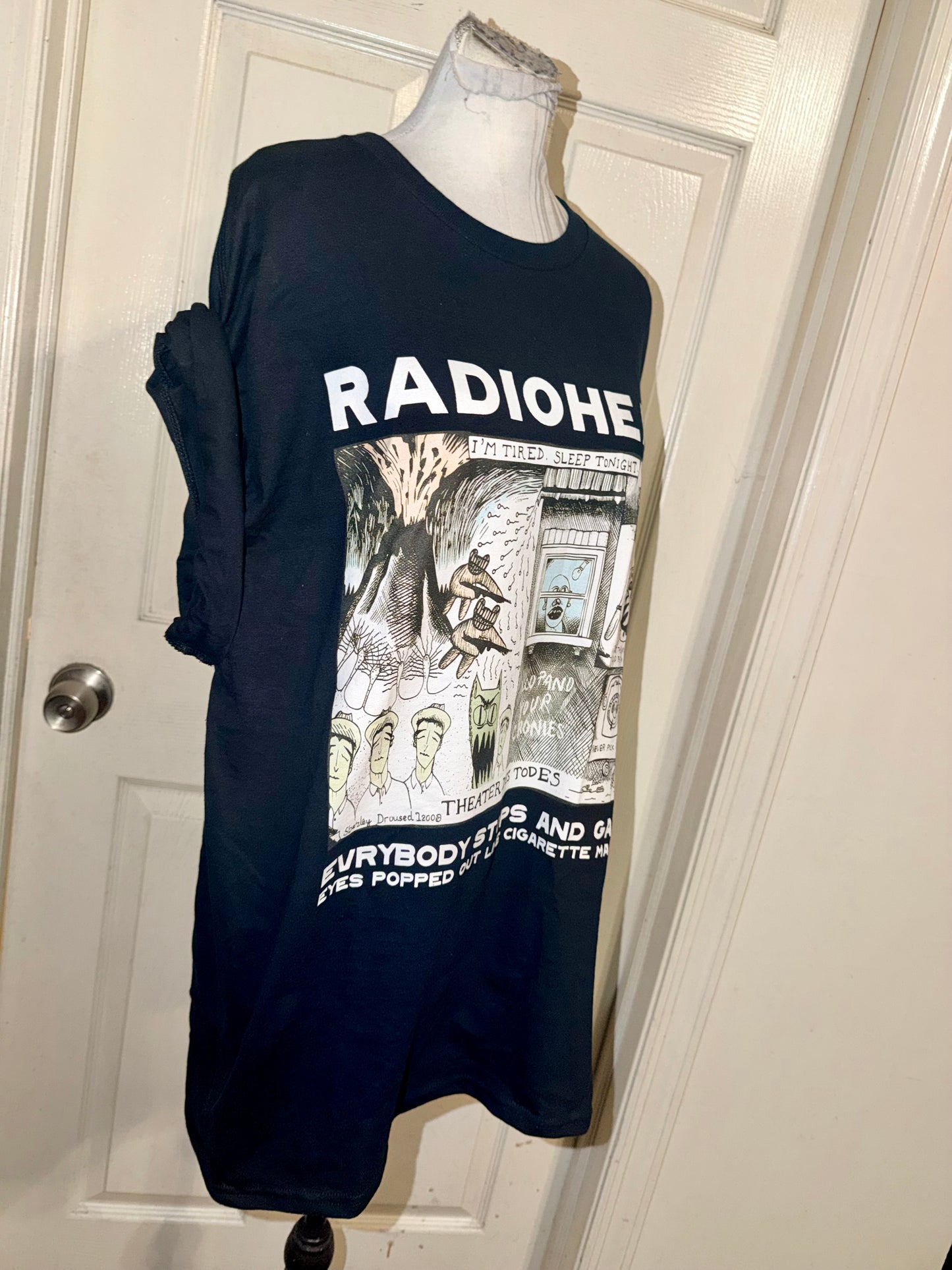 Radiohead Oversized Distressed Tee (Copy)