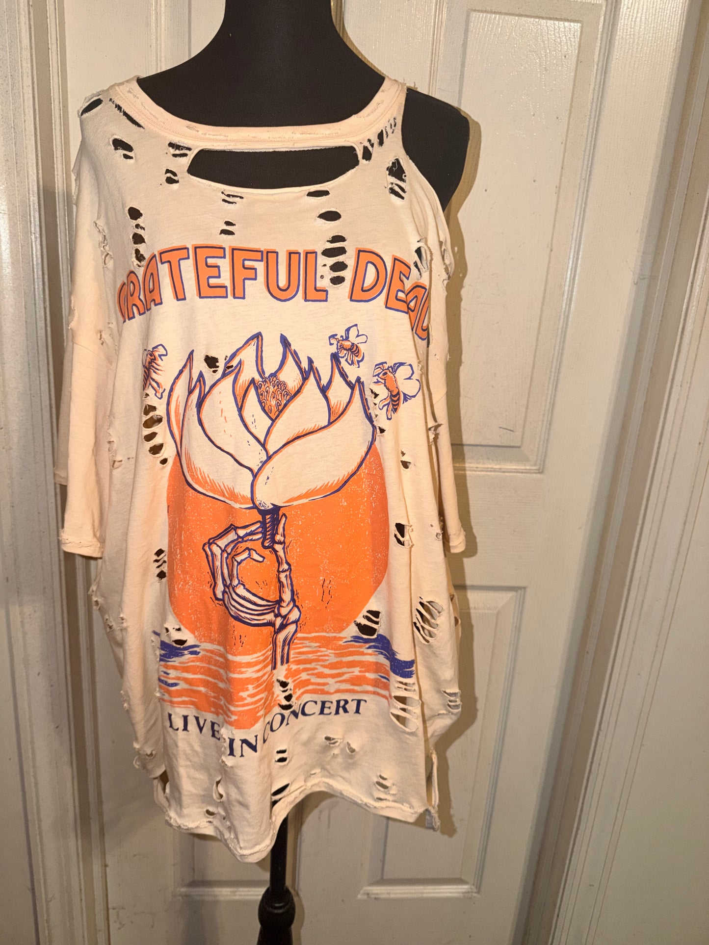 Grateful Dead Oversized Distressed Tee (as is)