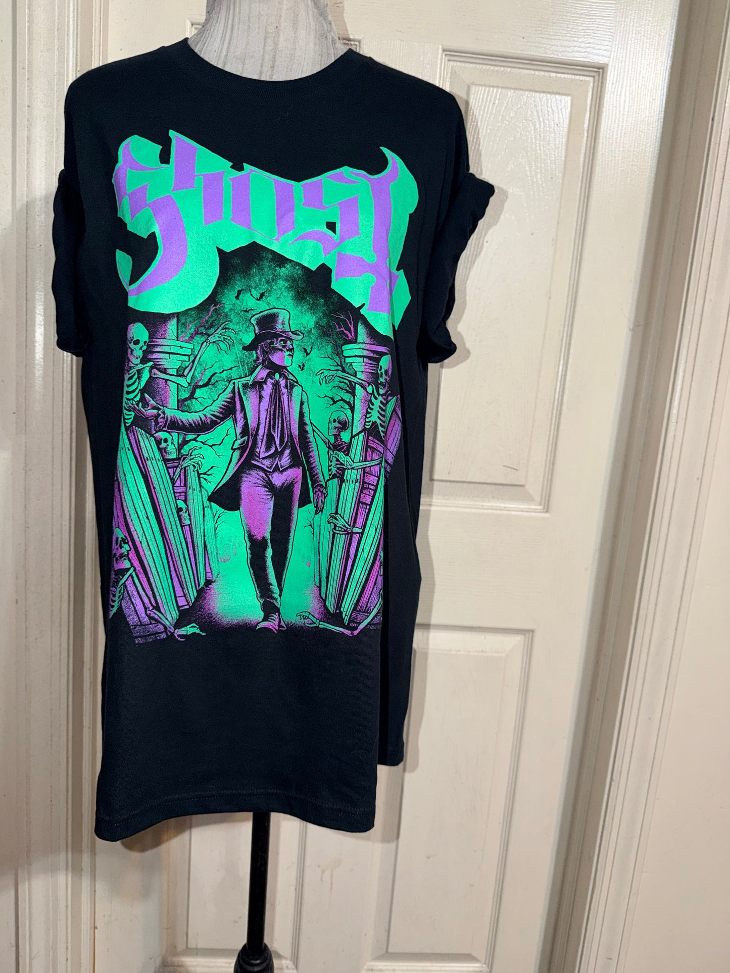 Ghost Oversized Distressed Tee