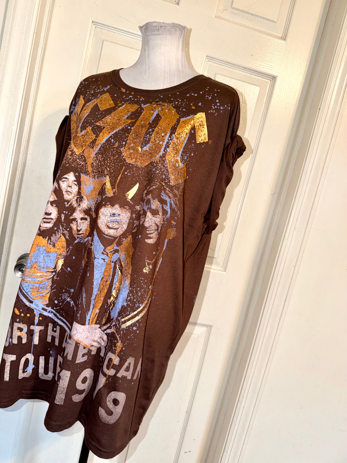 AC/DC Double Sides Oversized Tee