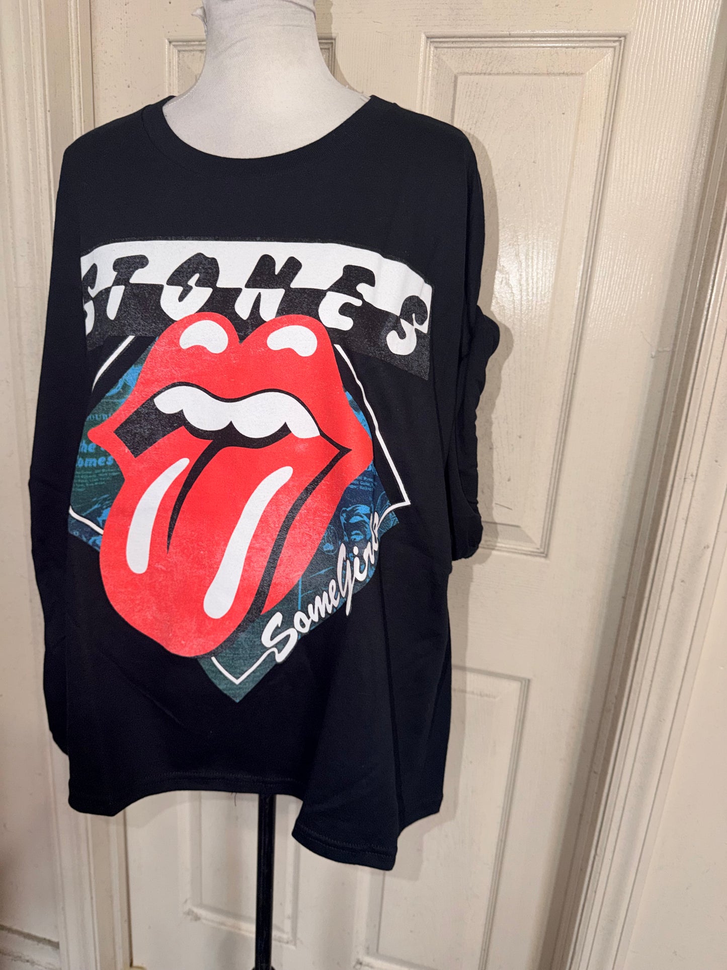 The Rolling Stones Oversized Distressed Tee