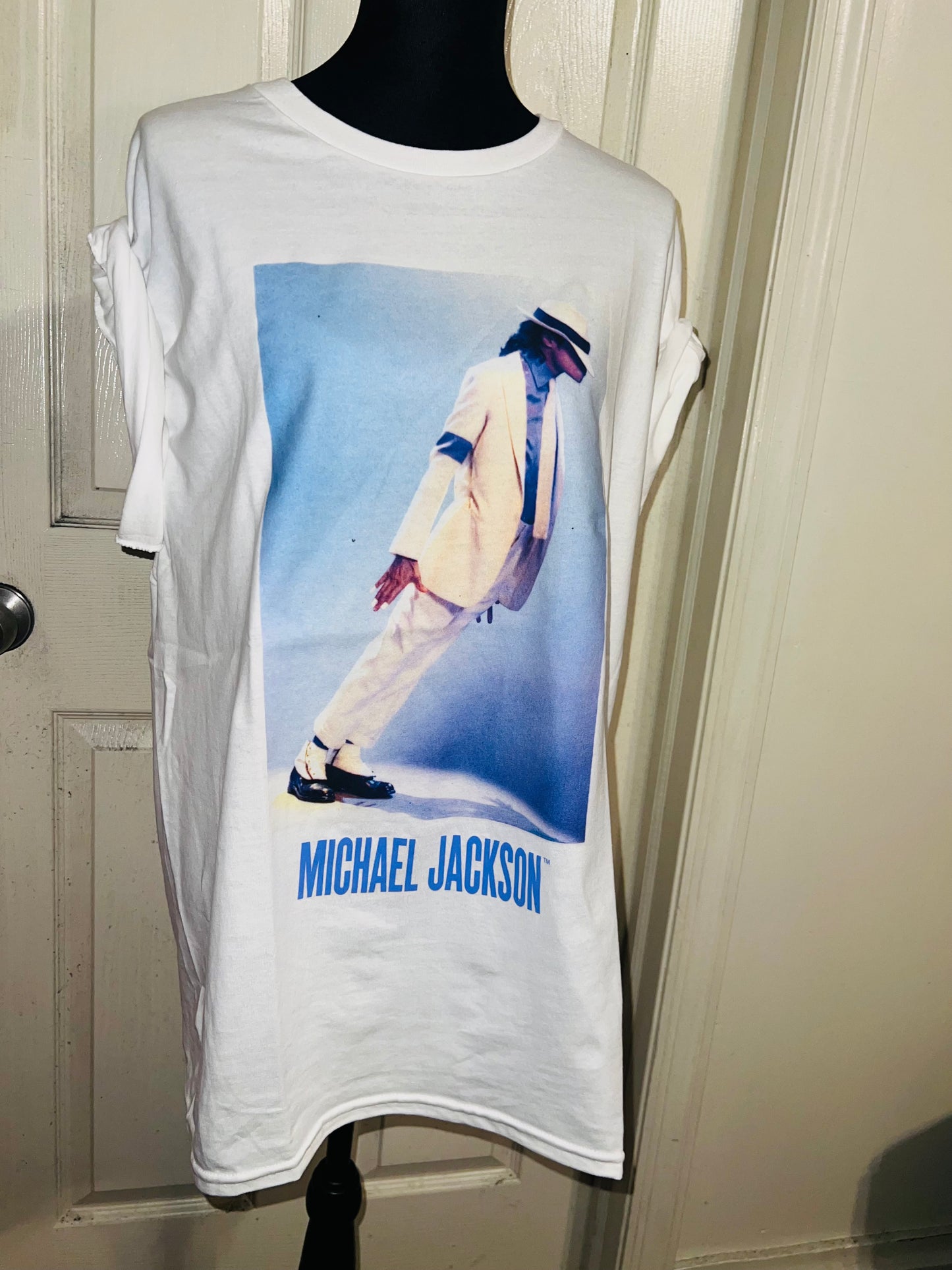 Michael Jackson Oversized Distressed T-Shirt