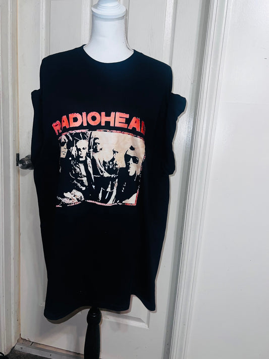 Radiohead Oversized Distressed Tee