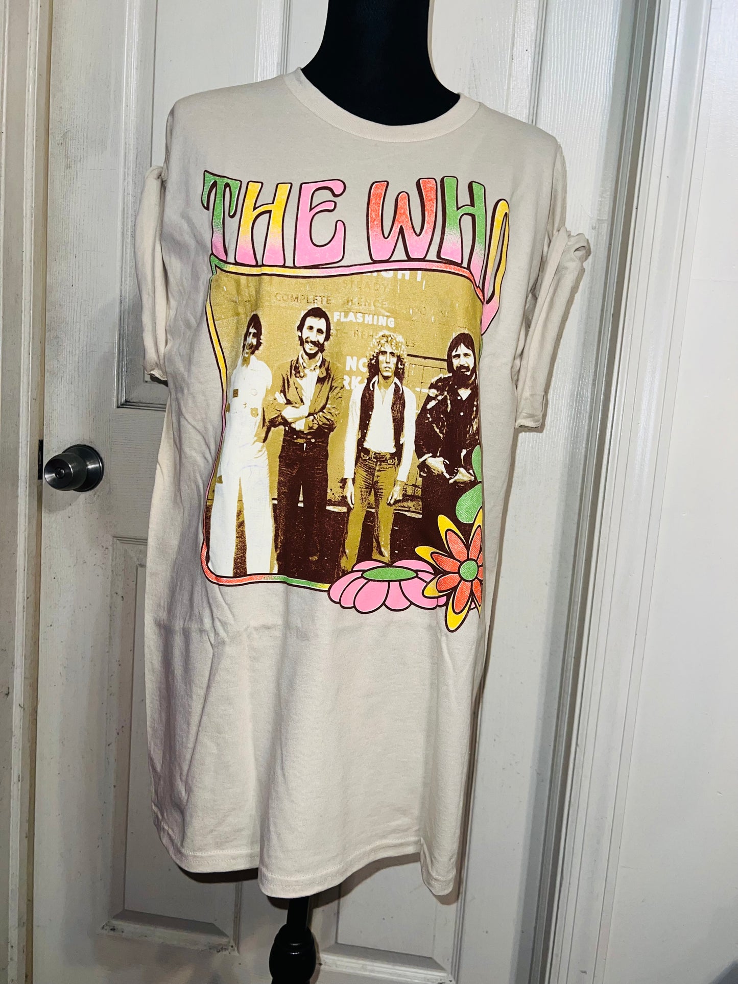 The Who Oversized Distressed T-Shirt