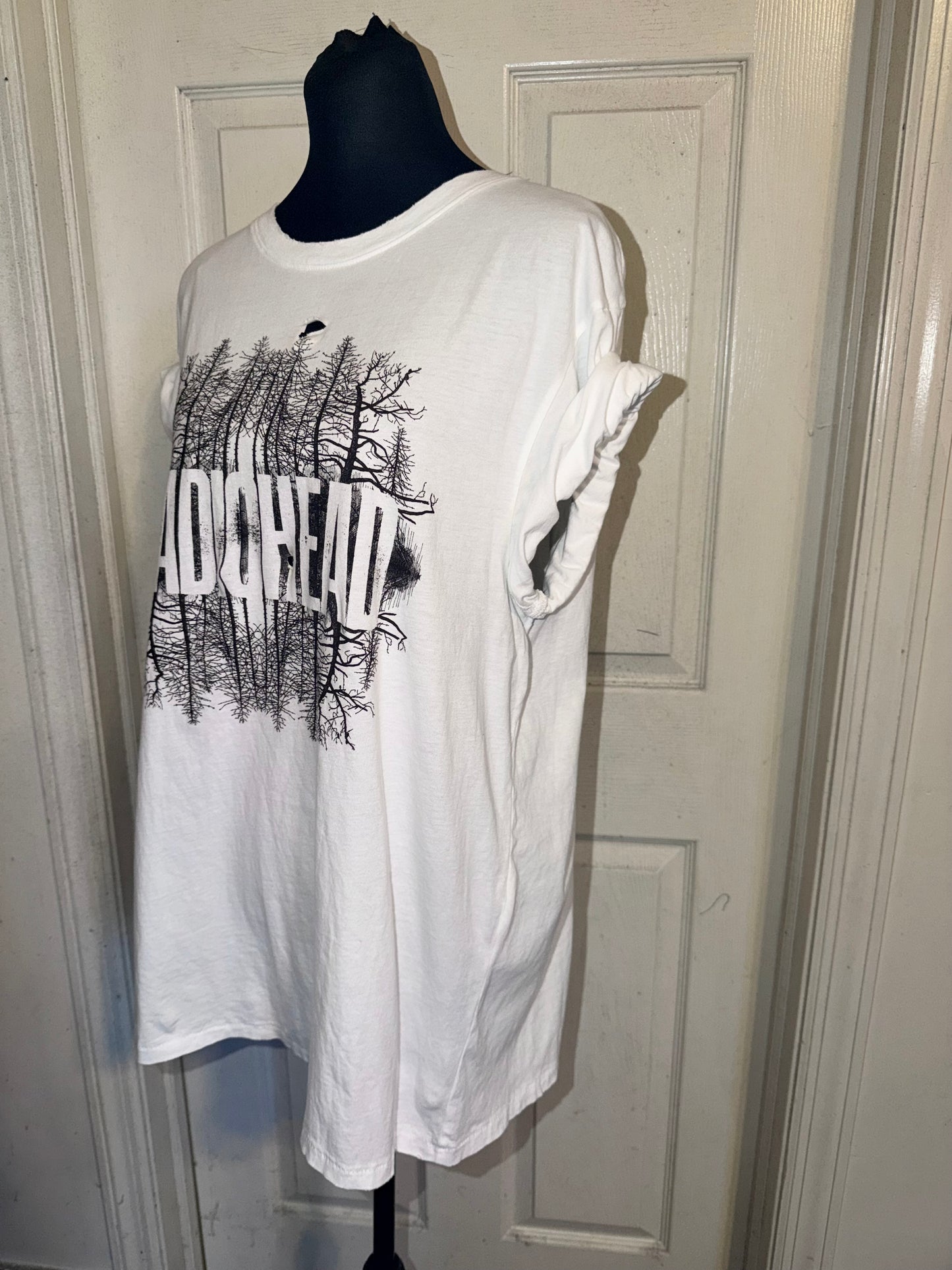 Radiohead Oversized Distressed Tee