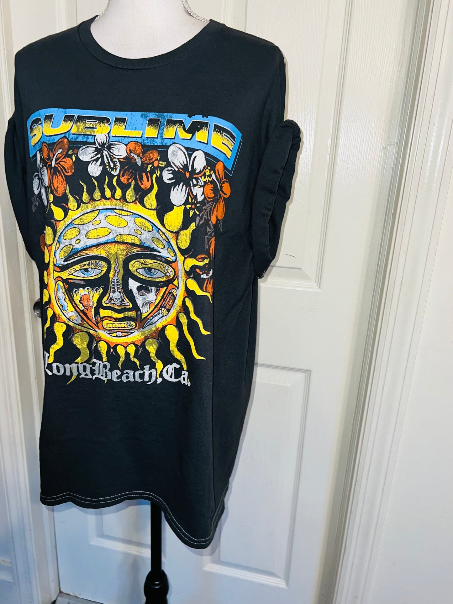 Sublime Double Sided Oversized Distressed Tee