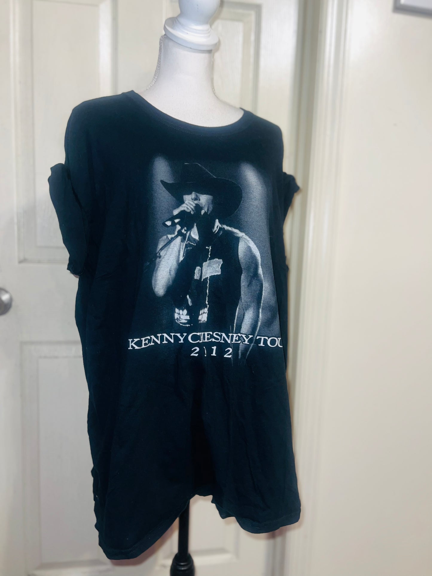 Kenny Chesney Double Sided Oversized Distressed Tee