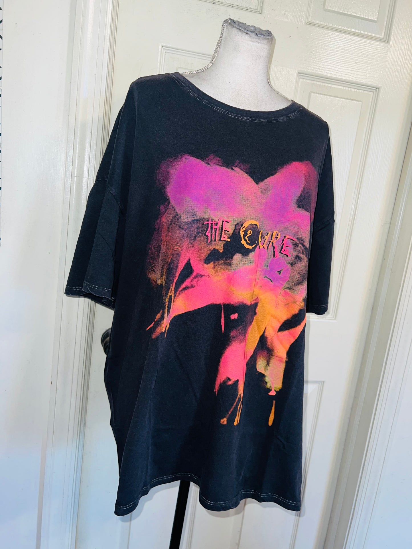 The Cure Oversized Distressed Tee