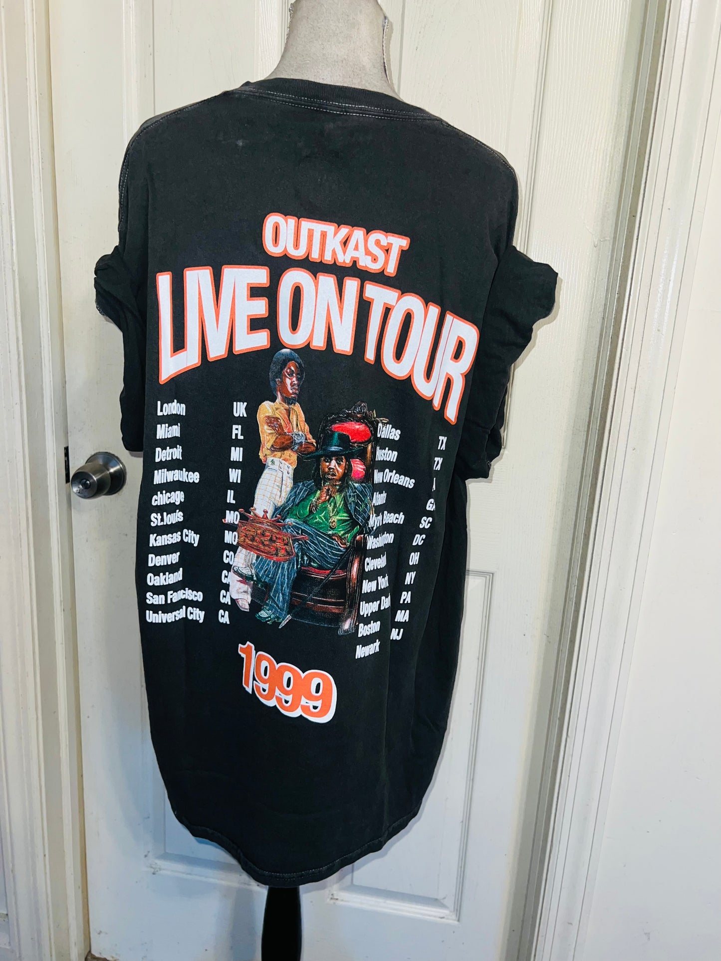 OutKast Double Sided Oversized Distressed Tee