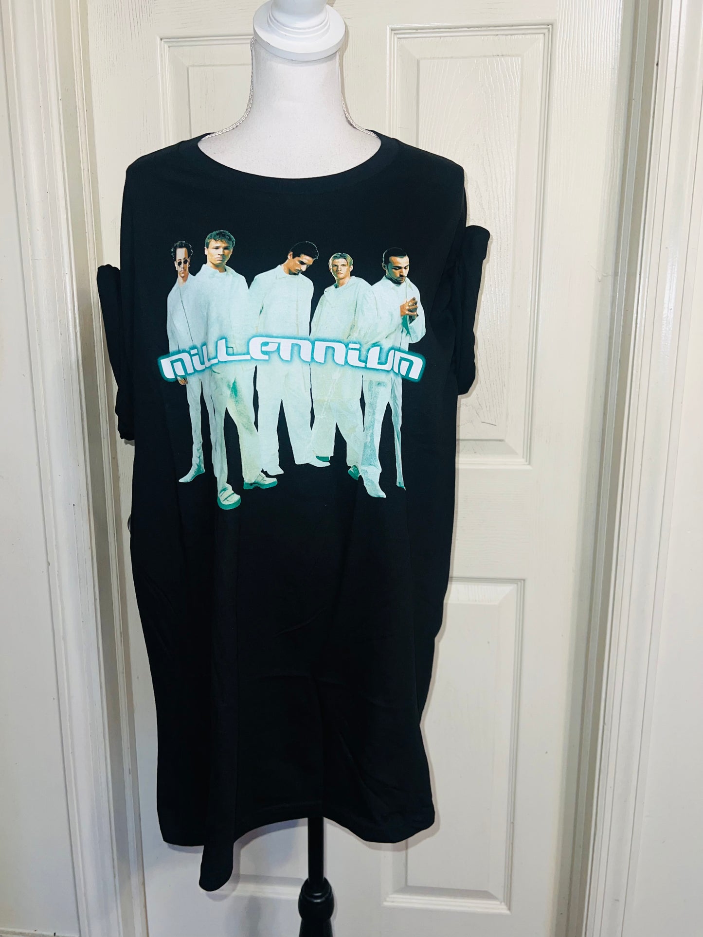 Backstreet Boys Oversized Distressed Tee