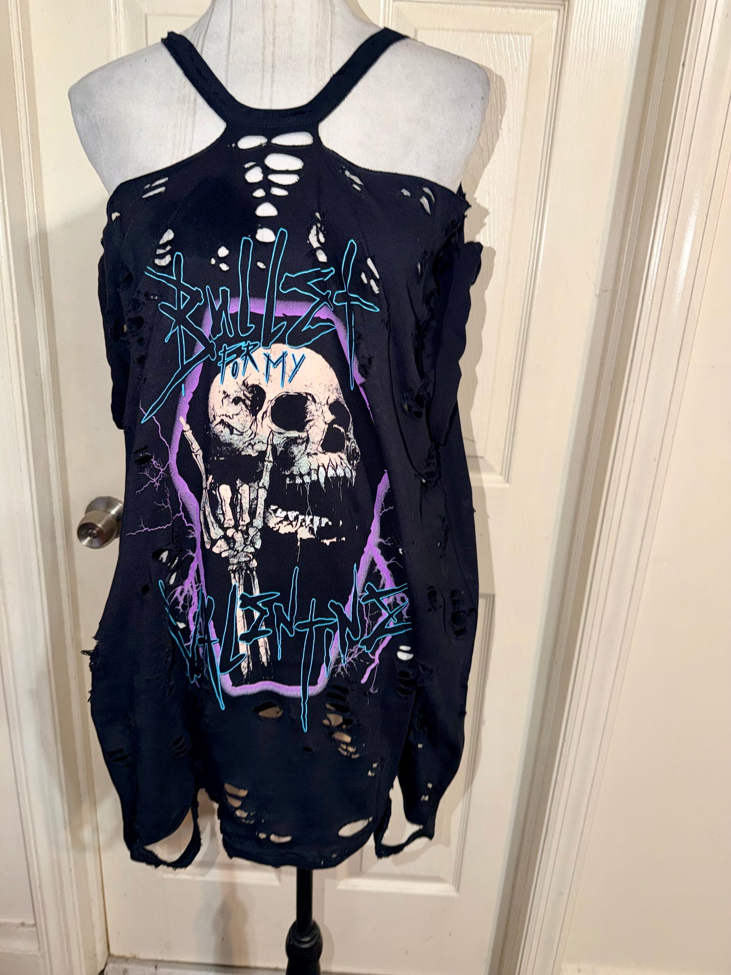 Bullet for my Valentine Oversized Distressed Tee