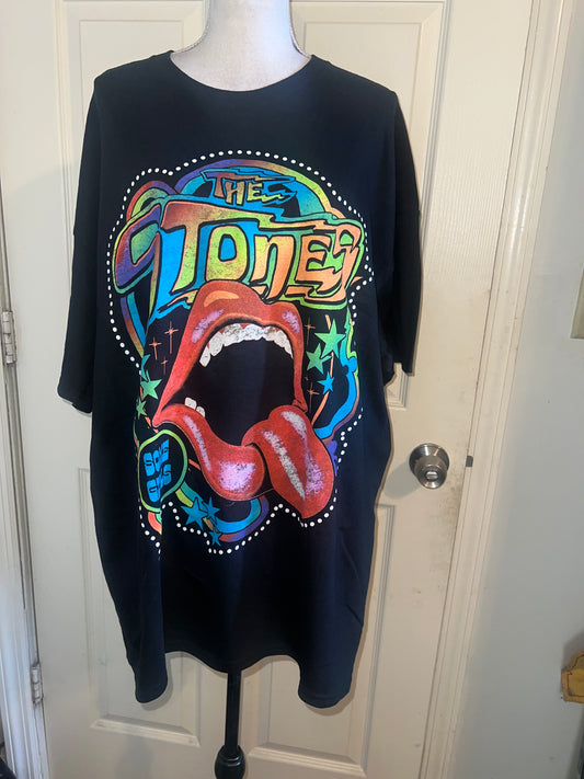 Rolling Stones Oversized Distressed Tee