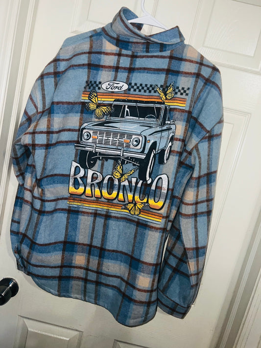Ford Bronco Fleece Oversized Flannel
