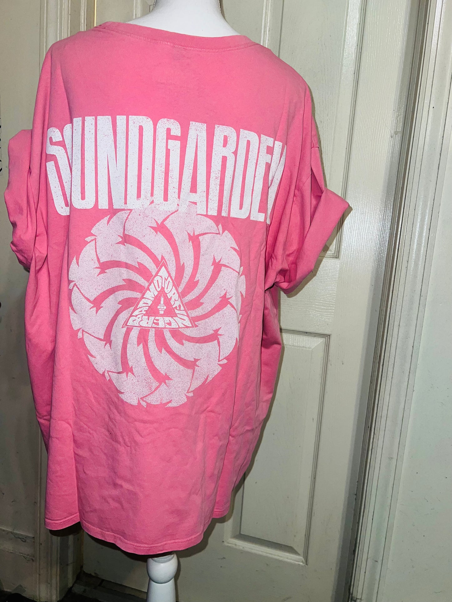 Soundgarden Double Sided Oversized Distressed Tee