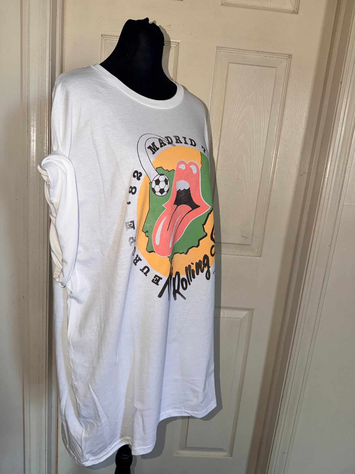 The Rolling Stones Oversized Distressed Tee