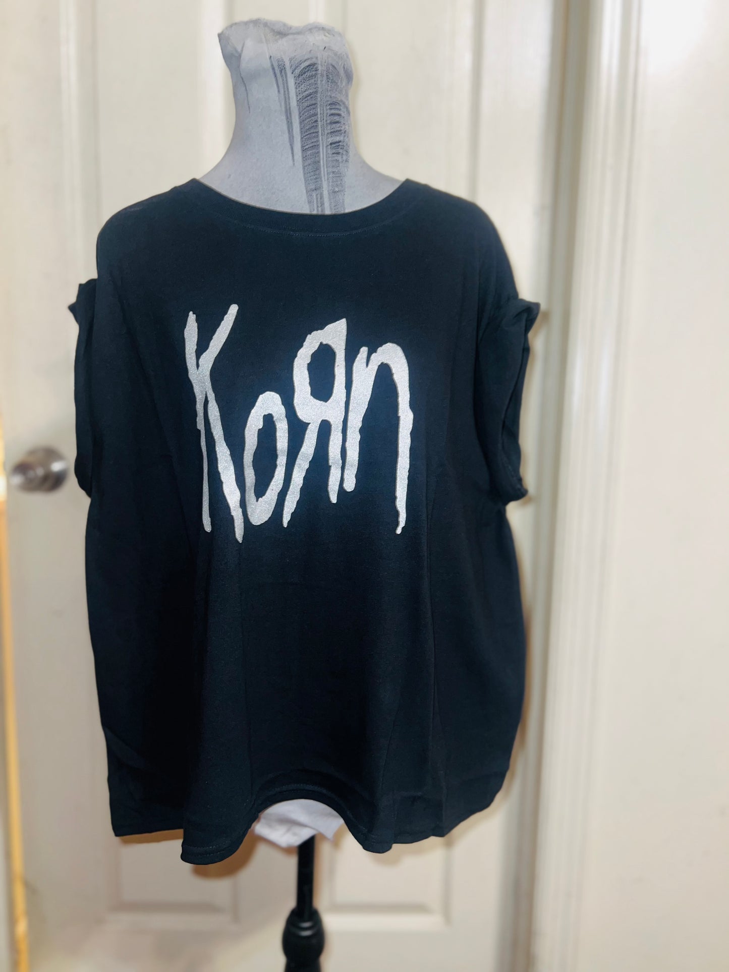 Korn Oversized Distressed Tee