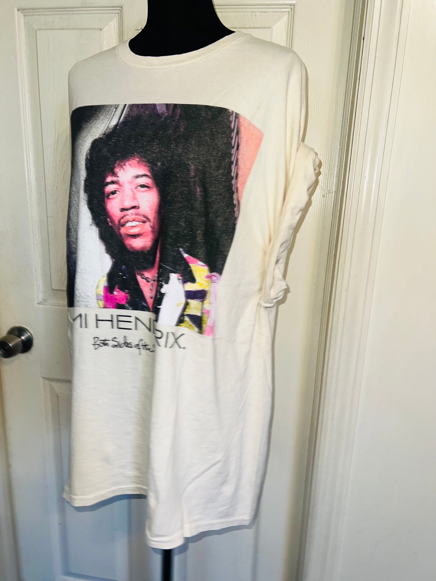 Jimi Hendrix Oversized Distressed Tee