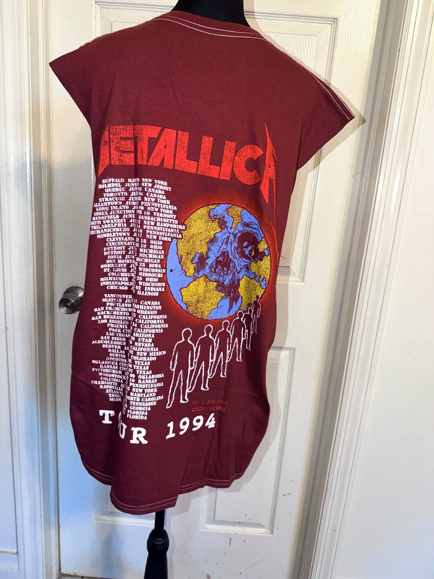 Metallica Oversized Double Sided Tann