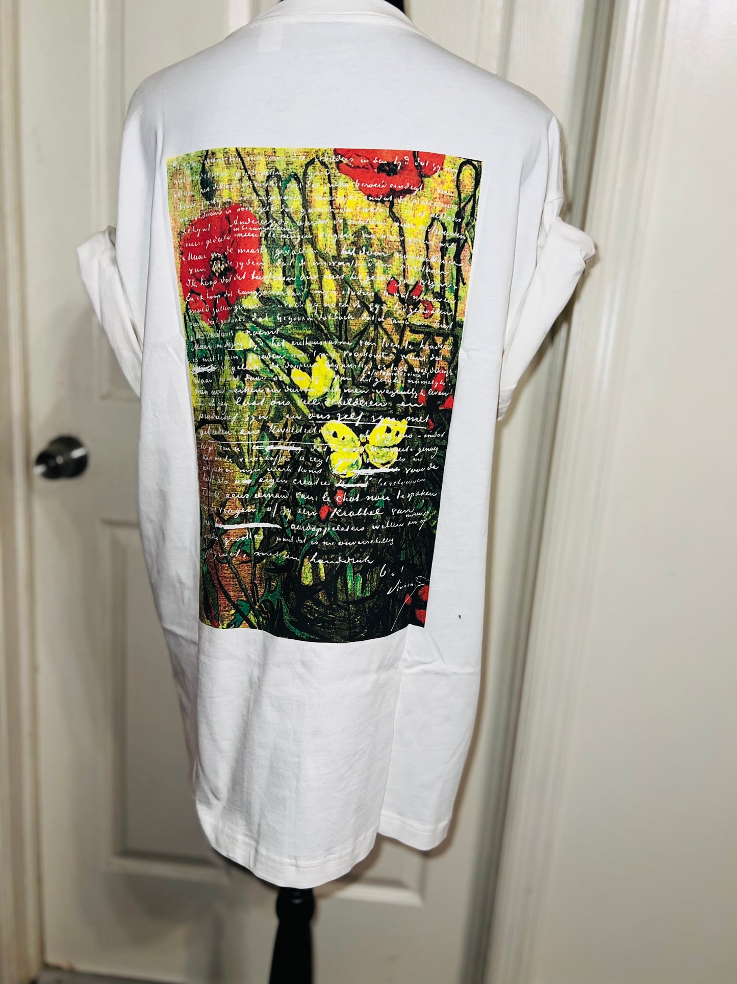 Vincent Van Gogh Double Sided Distressed Tee