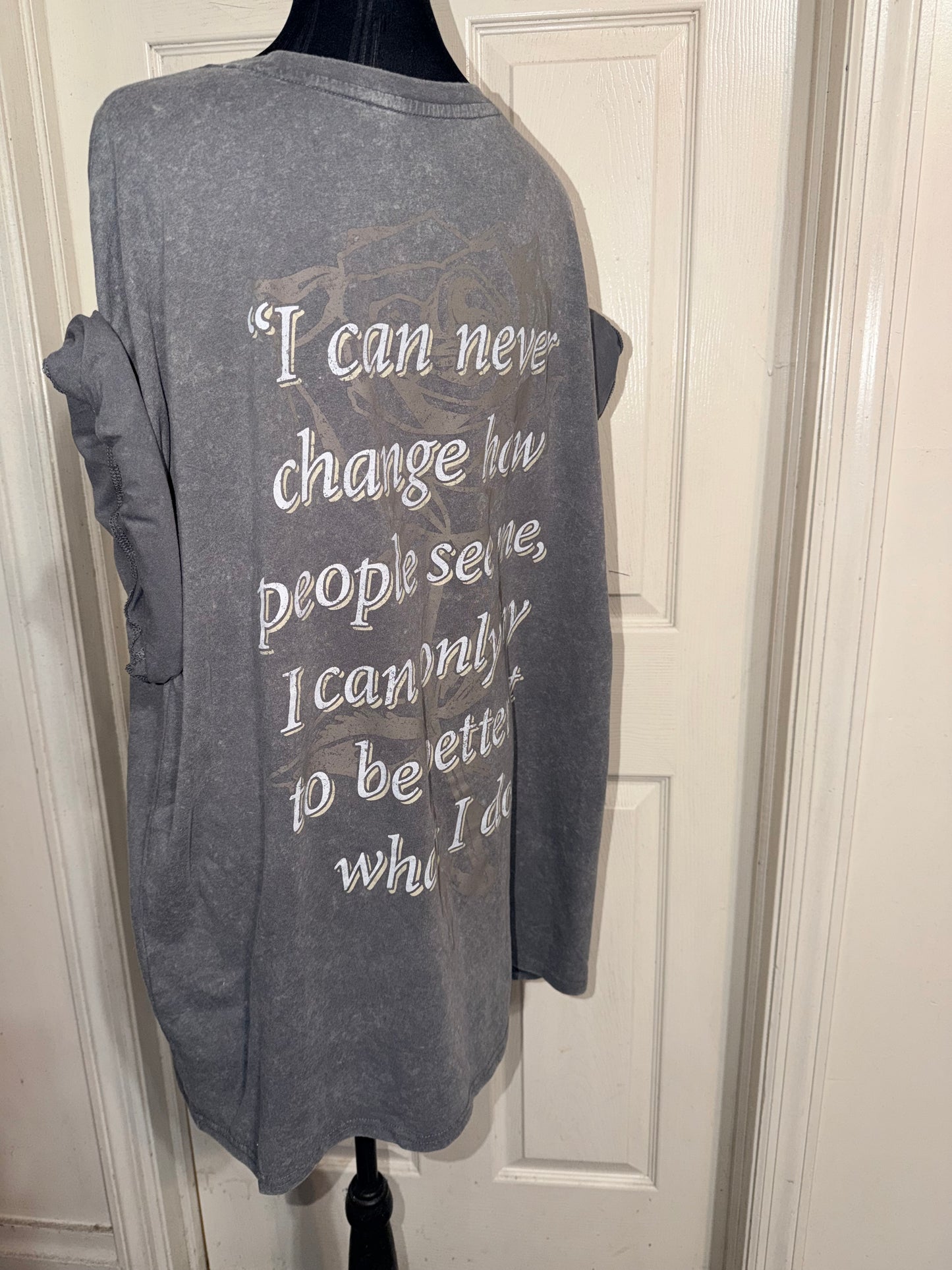 Tupac Double Sided Oversized Distressed Tee