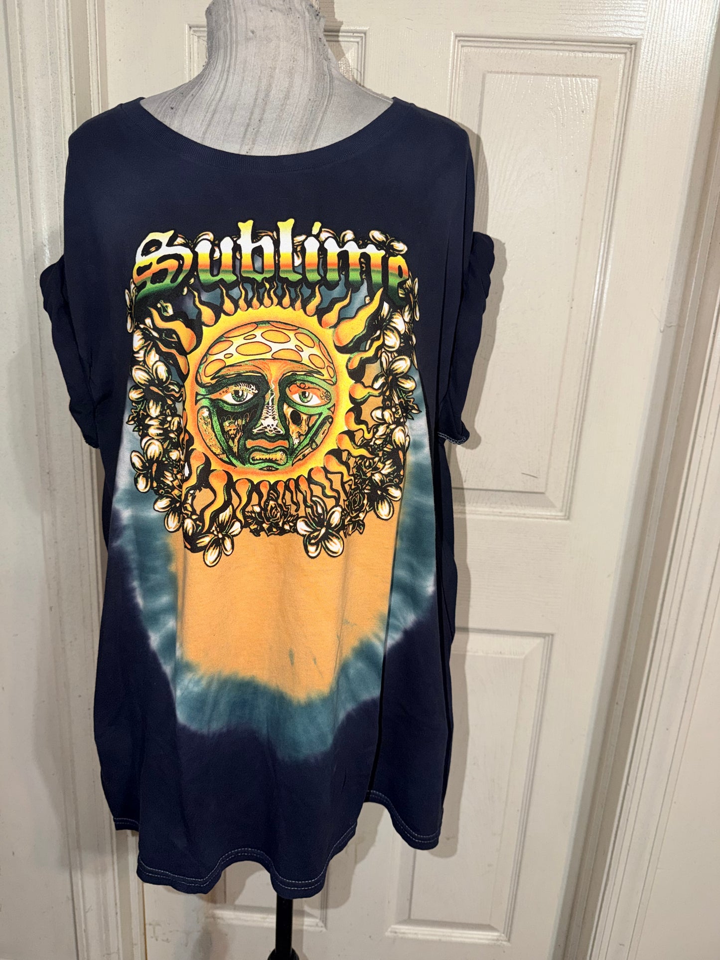 Sublime Double Sided Oversized Distressed Tee