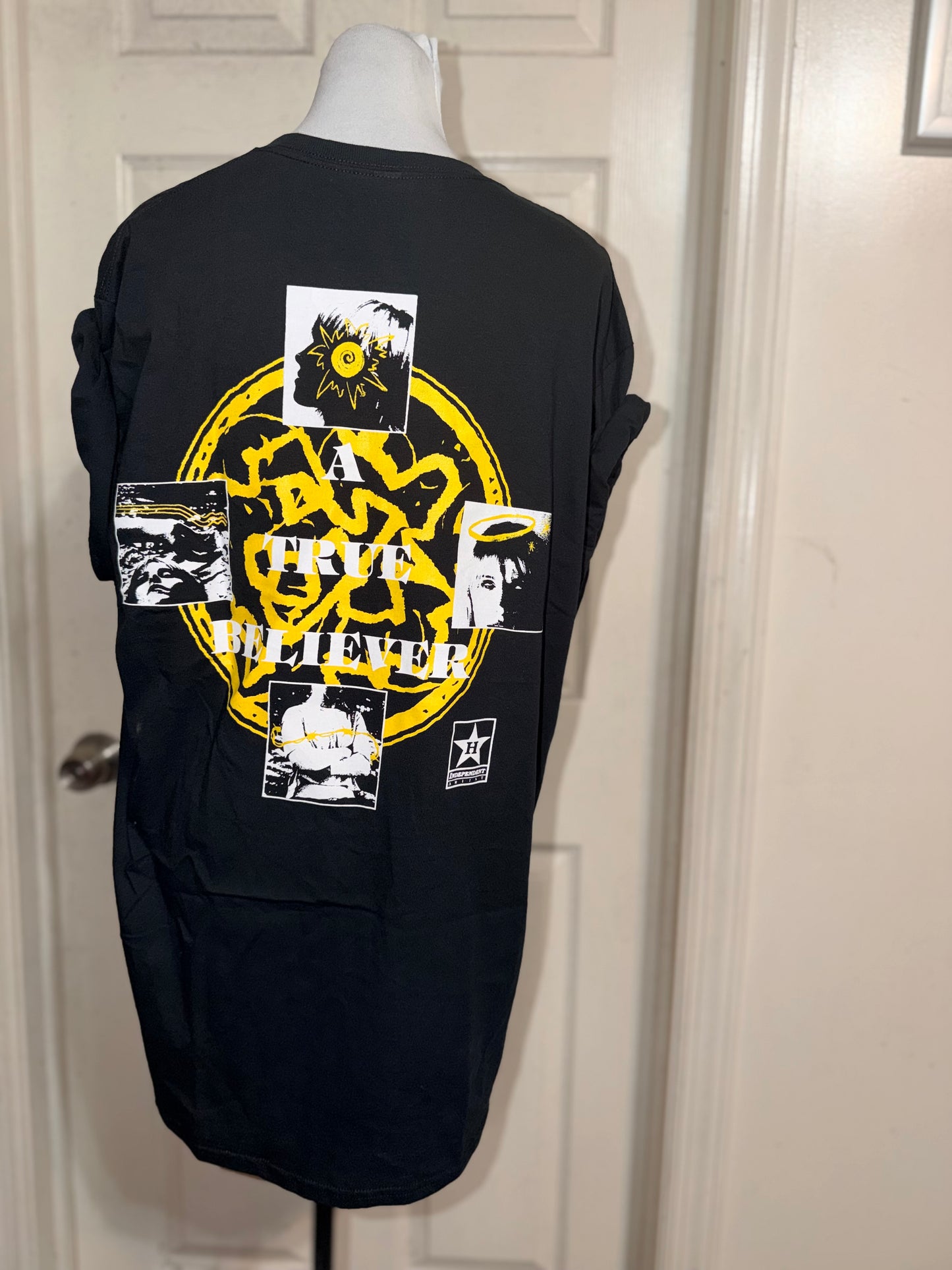 Hayley Williams Double Sided Oversized Distressed Tee