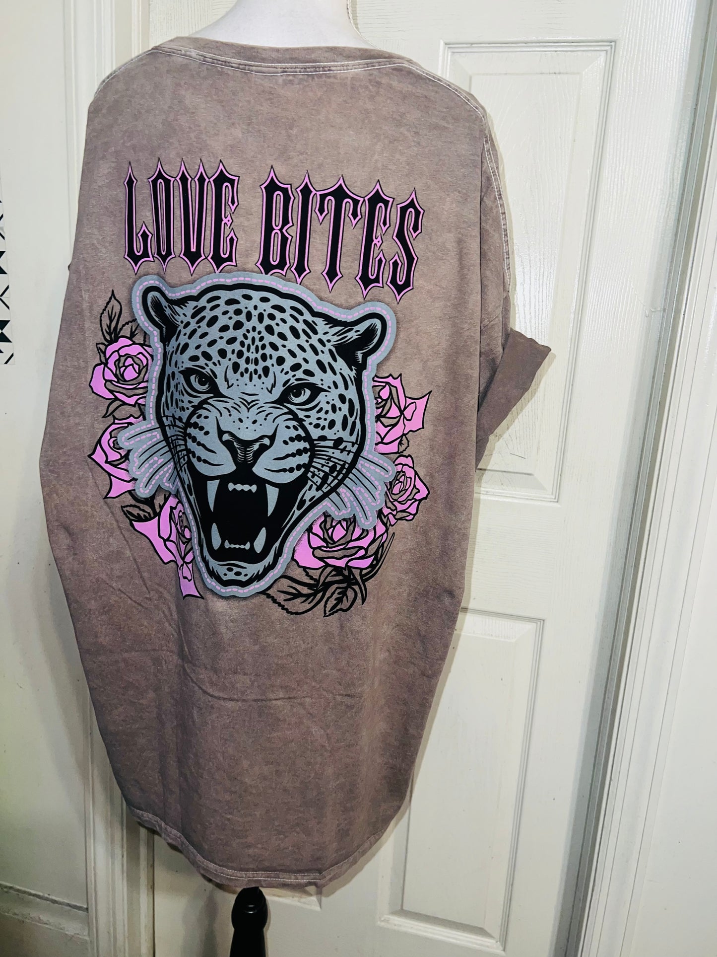 Def Leppard Double Sided Oversized Distressed Tee