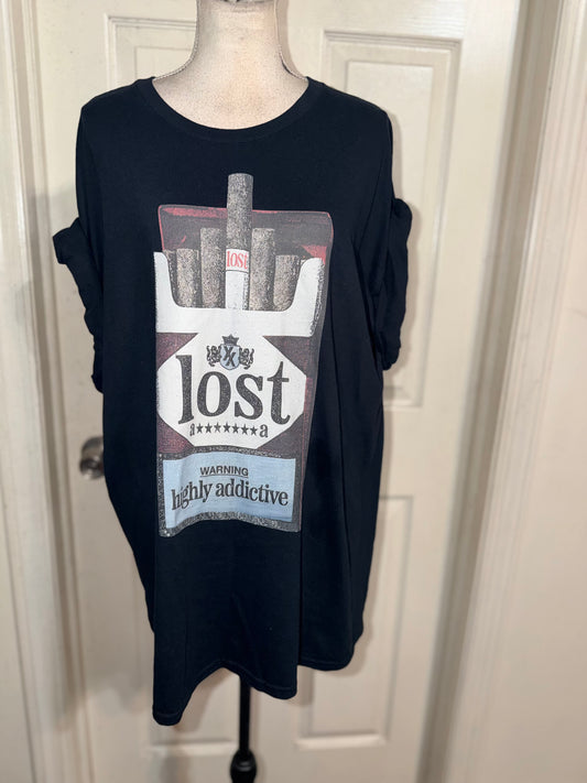 Machine Gun Kelly Double Sided Oversized Distressed Tee