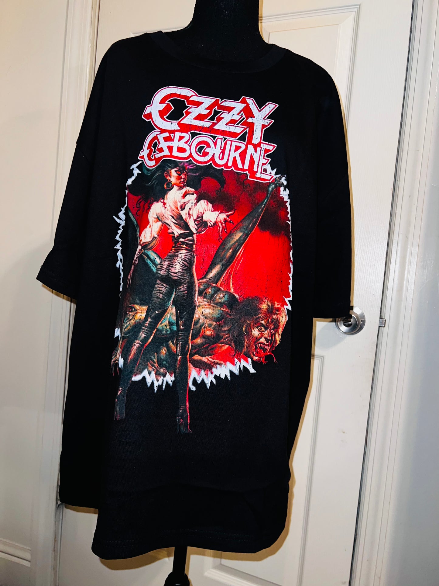 Ozzy Osbourne Oversized Distressed Tee