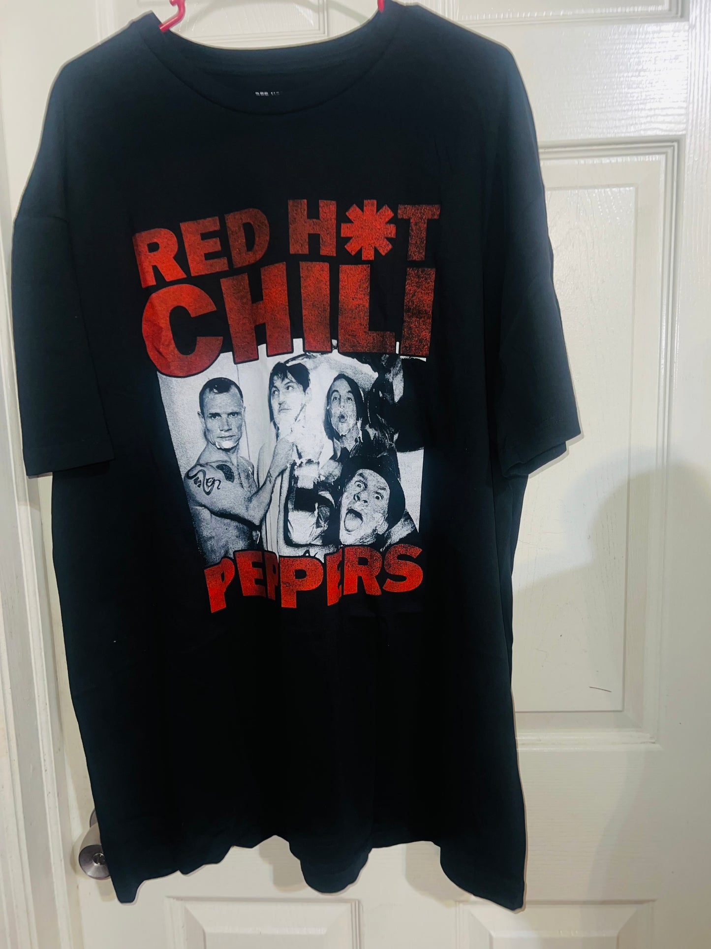 Red Hot Chili Peppers Oversized Distressed Tee