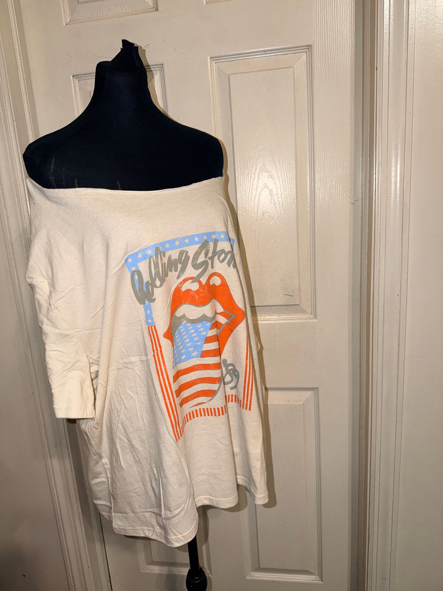 The Rolling Stones OFTS Oversized Distressed Tee